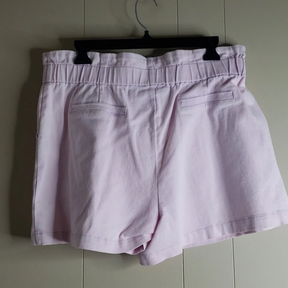 Skies of Blue Paperbag Denim Shorts Large - Picture 6 of 8